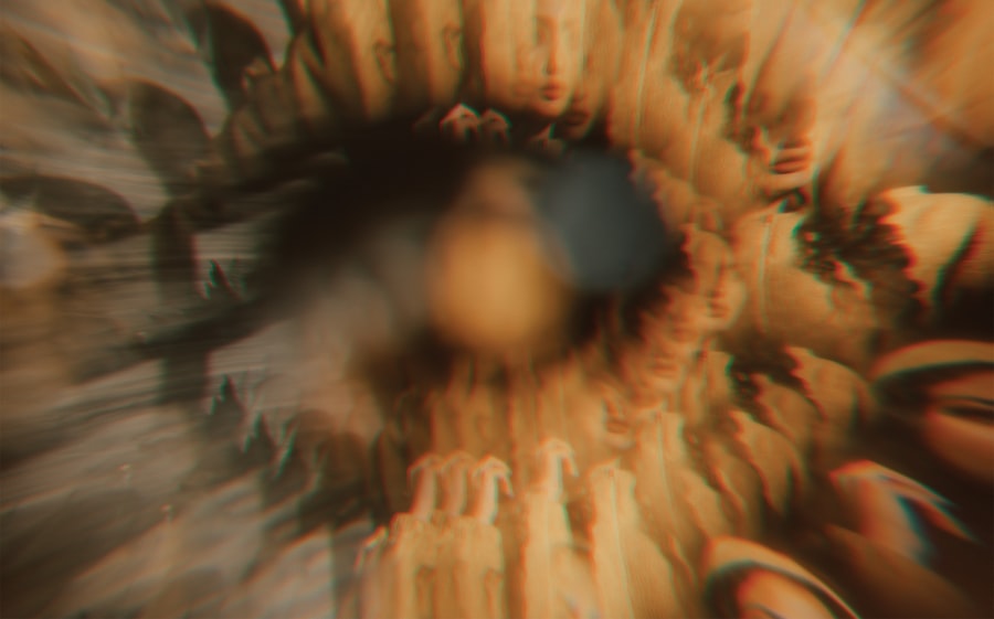 blurred vision with contact lenses